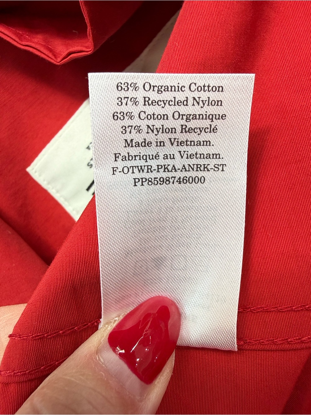 Everlane Red Utility Jacket - Picture 10 of 11